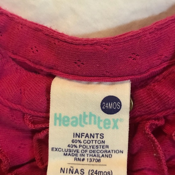 Pink Ruffle Top. Excellent! - Picture 3 of 4